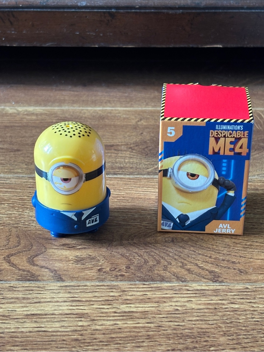 McDonald's Yellow & Blue Minion Jerry Figure